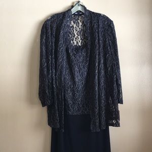 Onyx Nite Navy Blue Formal/mother of the bride 18w
